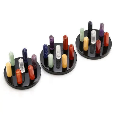 7 Chakra Reiki Hexagonal Crystal Wands-Your Soul Place